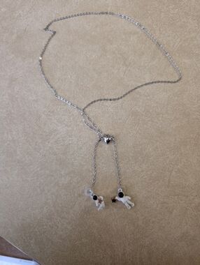 Silver Astronaut Charm Y-Necklace - Unbranded Airpod/bud Holder